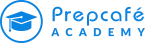 PrepCafe Academy Blue Logo