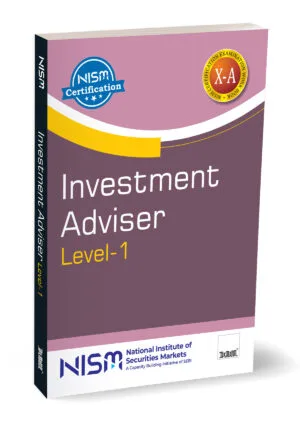 NISM Investment Advisor Level 1 Workbook Front Cover