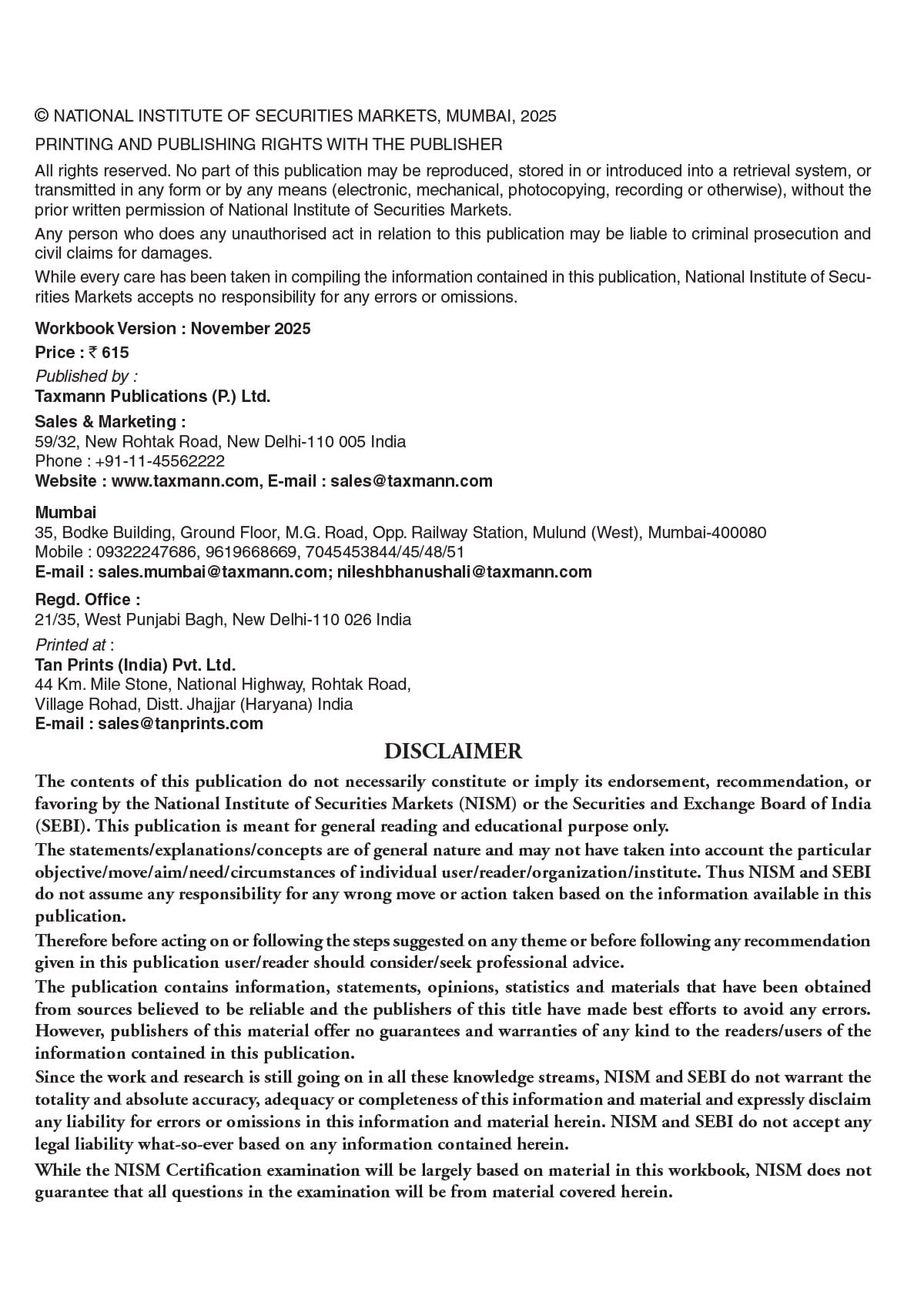 NISM Research Analyst Workbook - Image 2